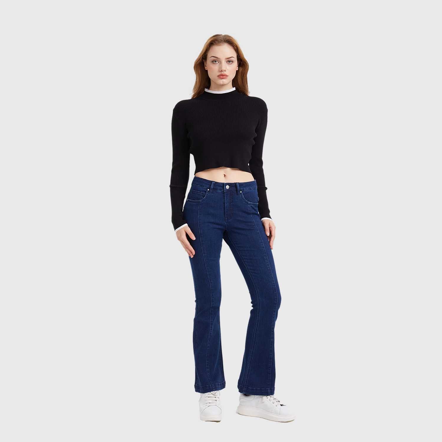 Sweater Mujer Contraste Negro Fashion´s Park-3