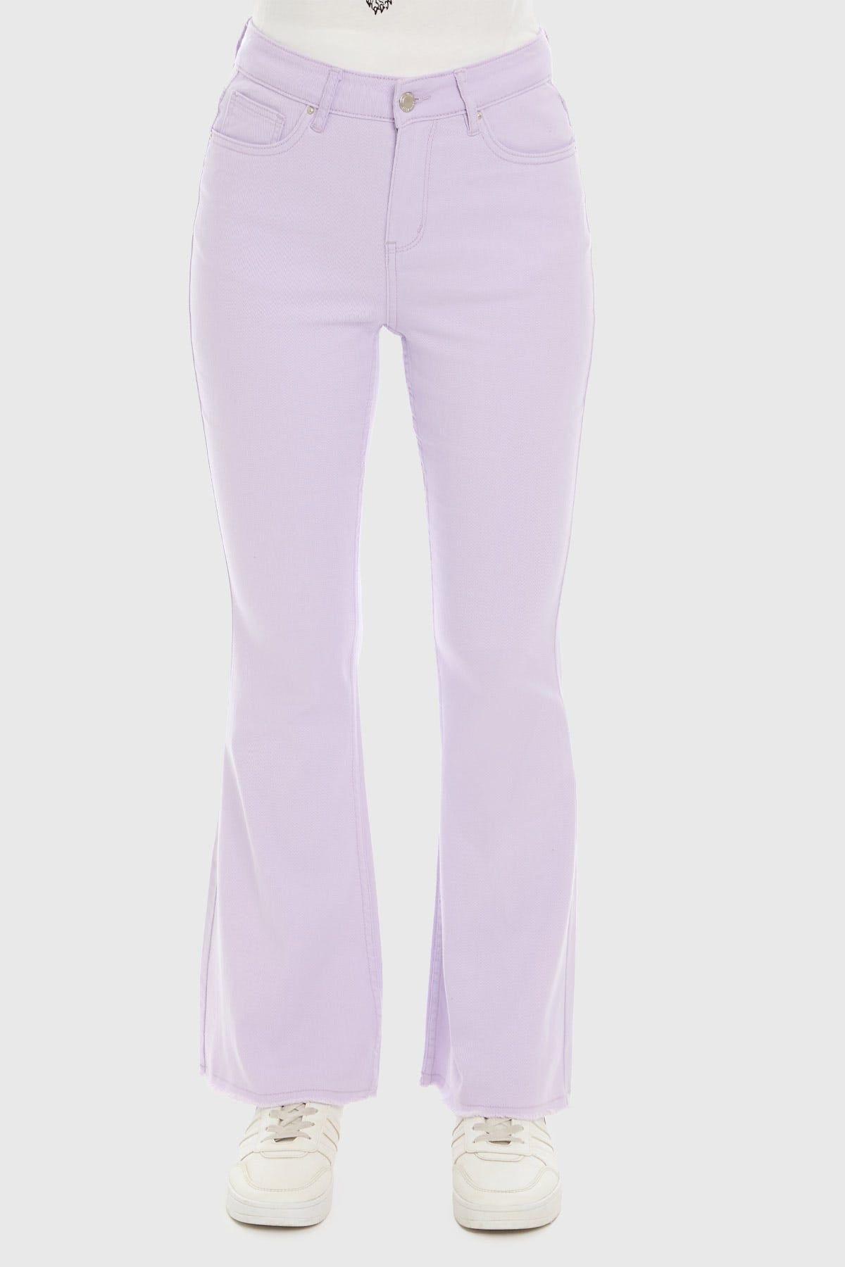 Jeans Mujer Flare Monse Lila-0