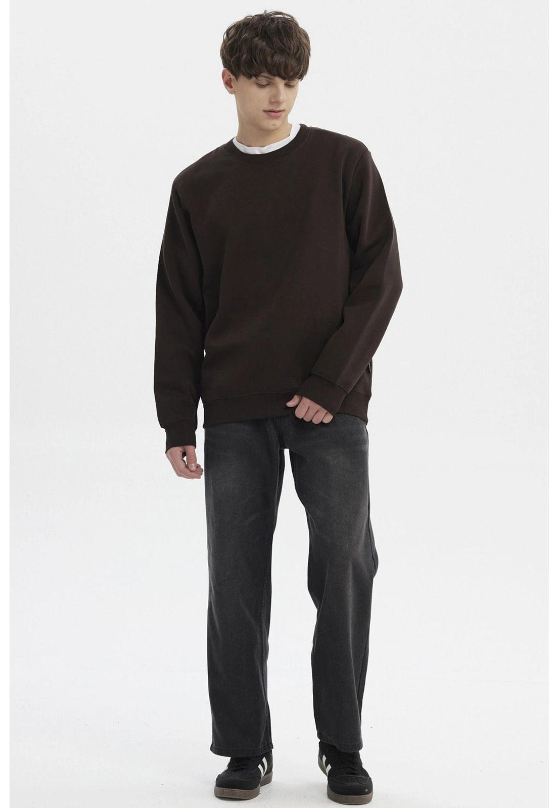 Polerón Hombre Básico Chocolate - ll-3
