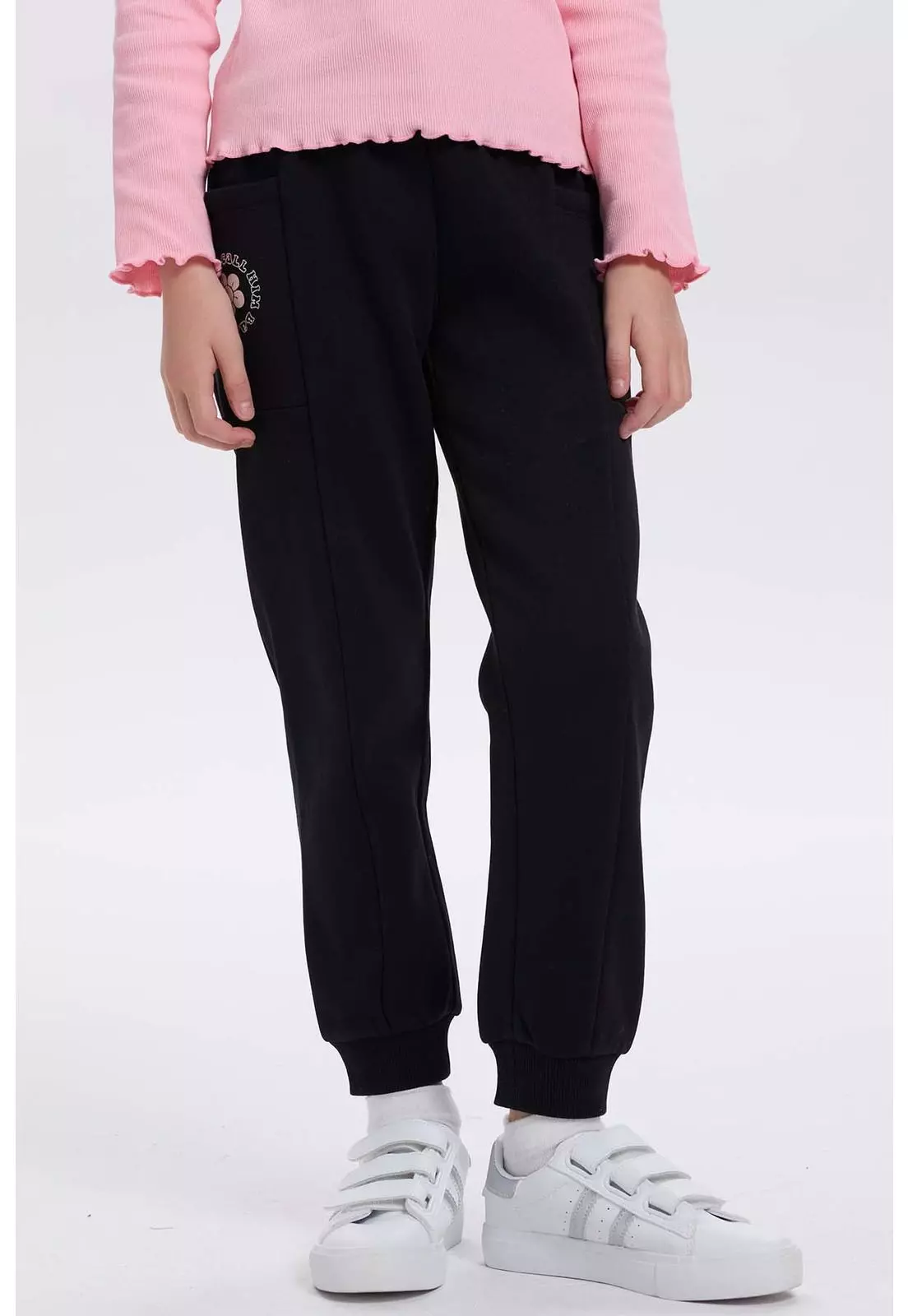 Pantalón Buzo Niña Bipack Negro-0
