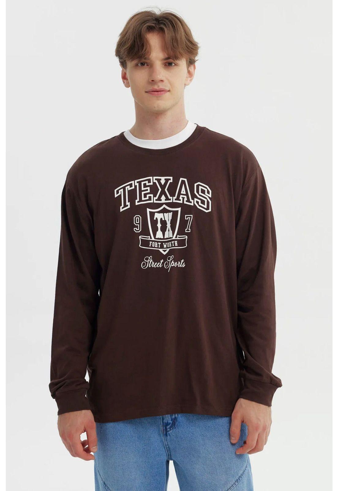 Polera Hombre Slim Chocolate - X-0