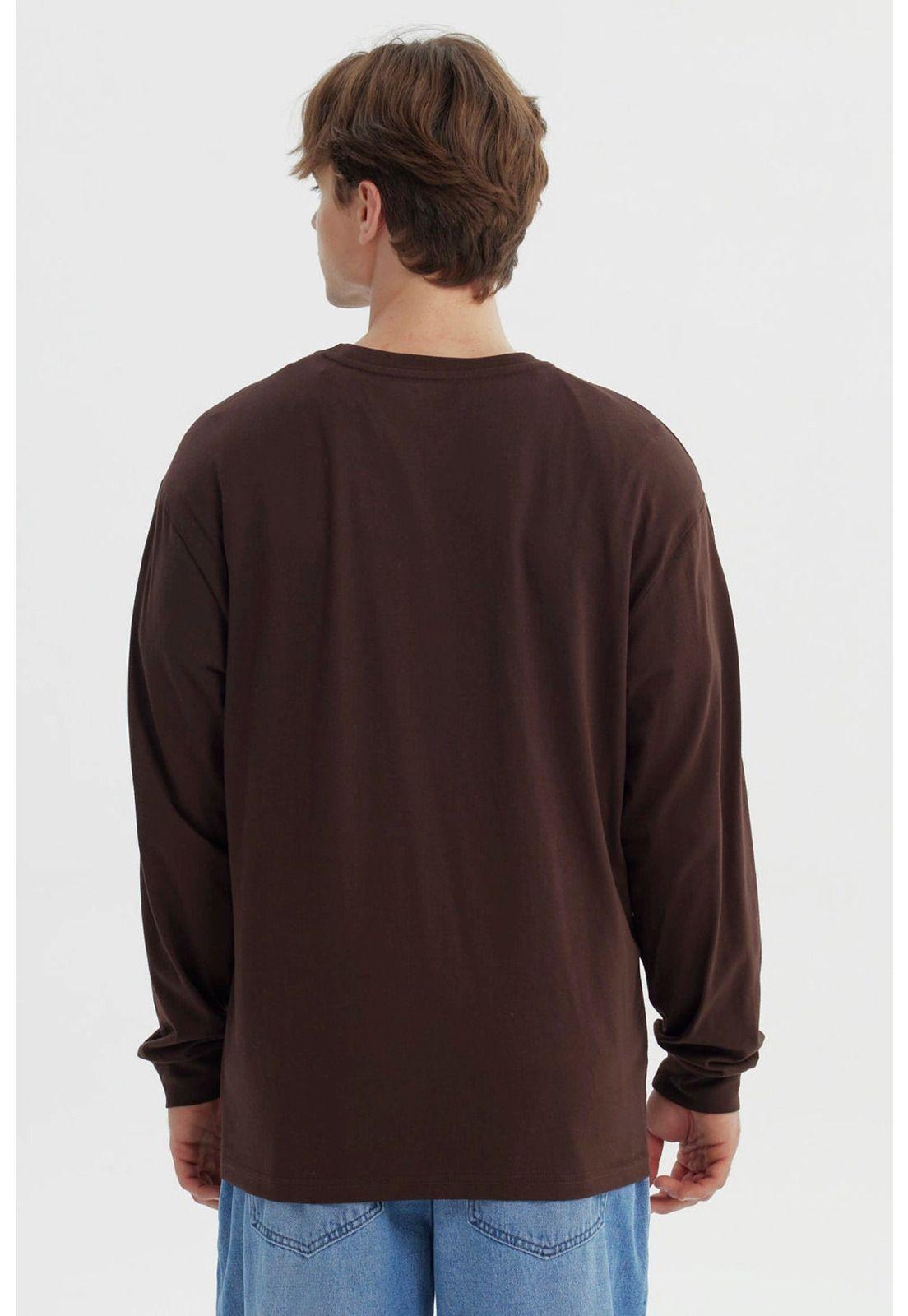 Polera Hombre Slim Chocolate - X-2