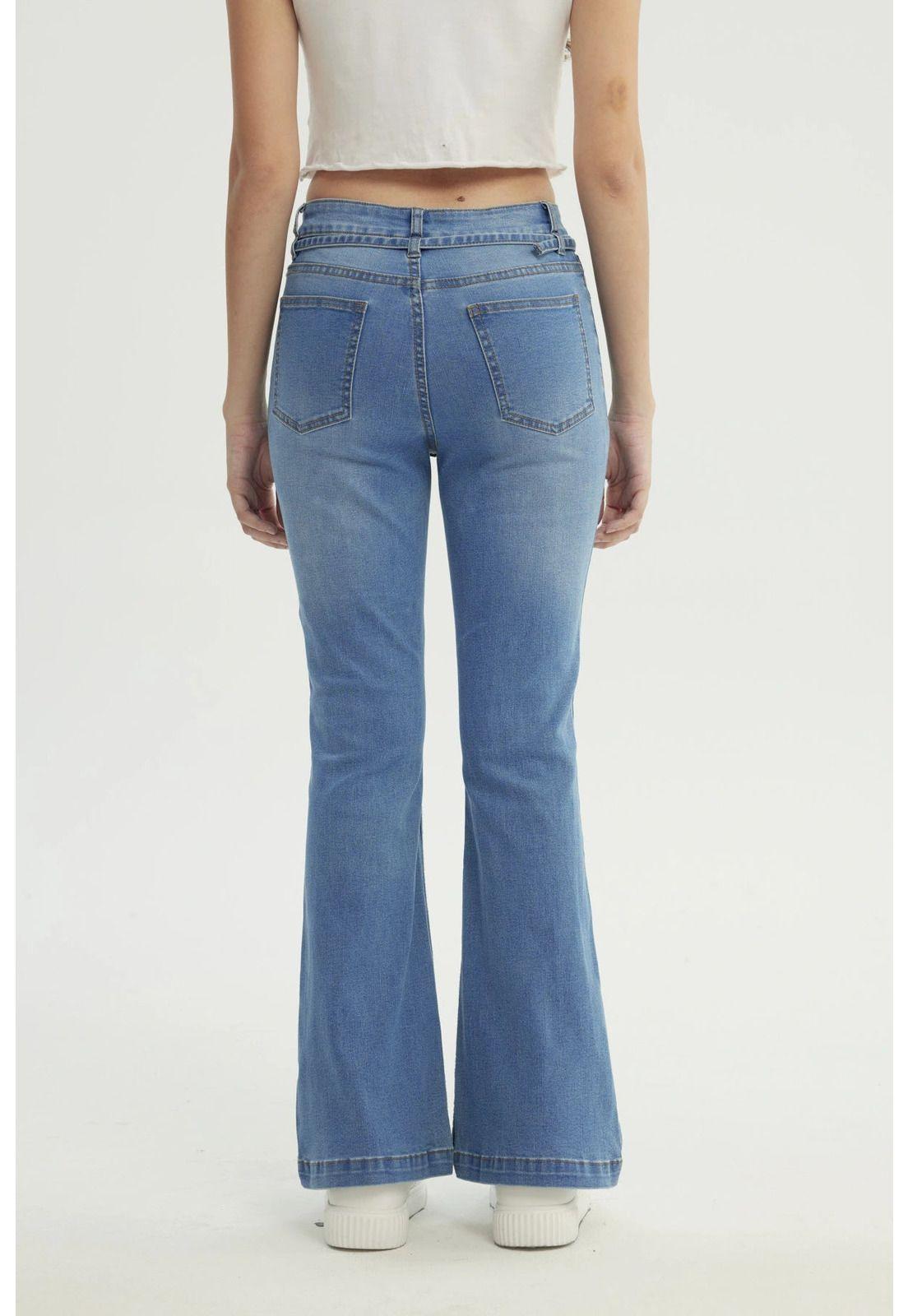 Jeans Mujer Flare Azul - X-2