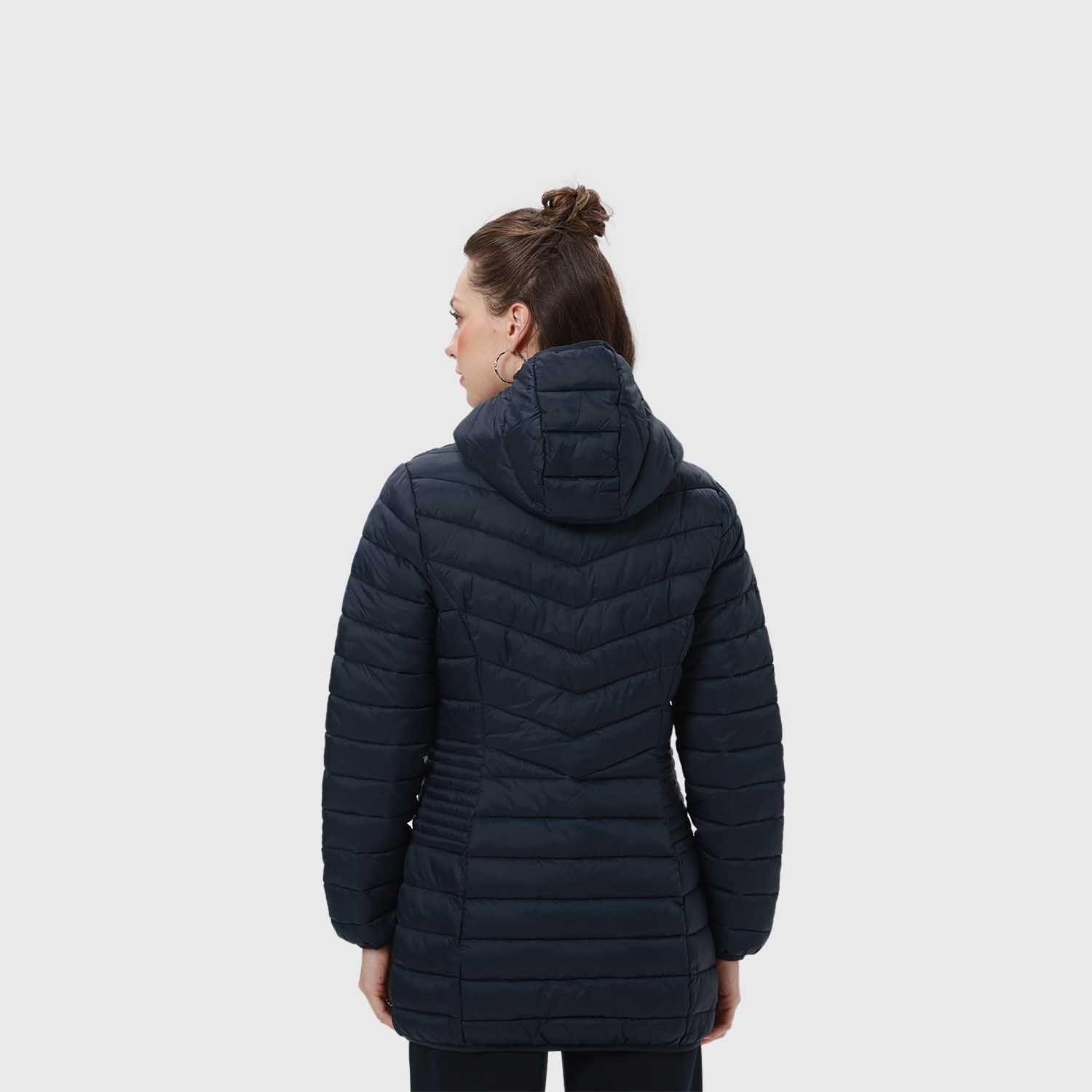 Parka Escolar Mujer Juvenil Larga Azul Fashion's Park-2