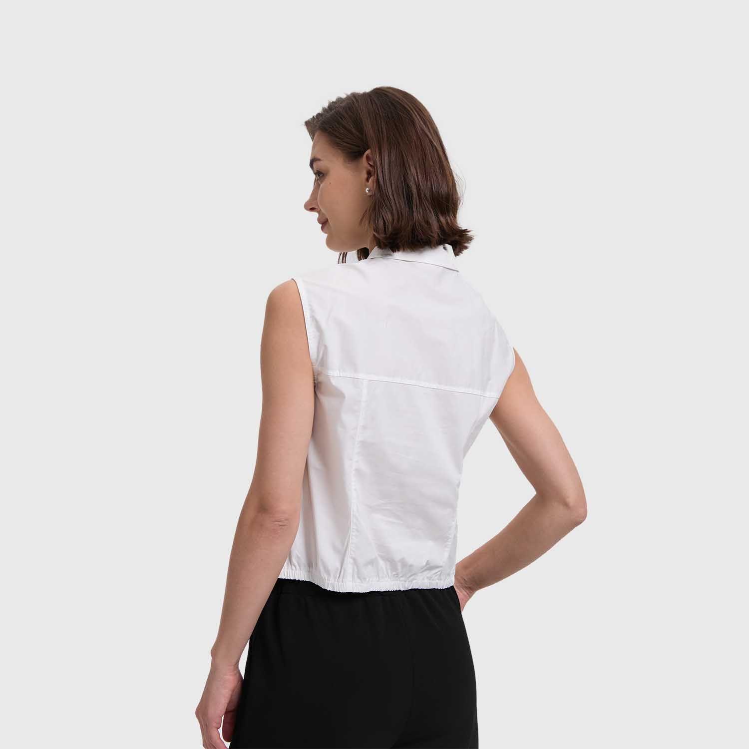 Blusa Mujer Lisa Aplicación Strass Crudo Fashion's Park-2