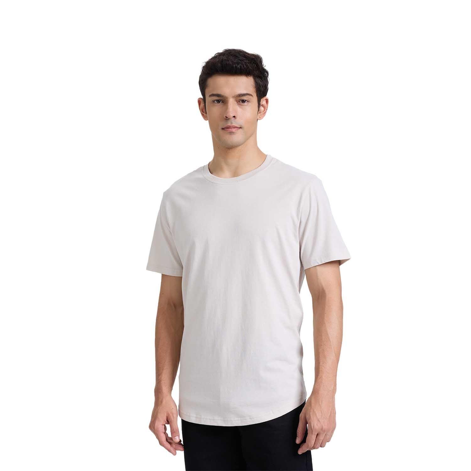 Polera Hombre Long Fit Básica Beige Fashions Park-0