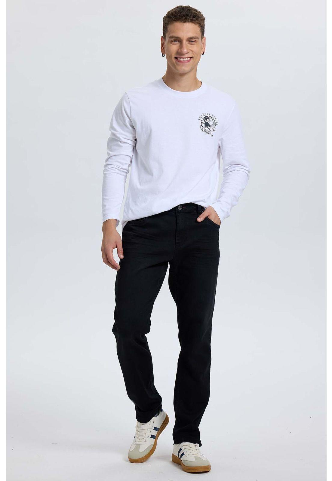 Jeans Hombre Flare Fit Azul-3