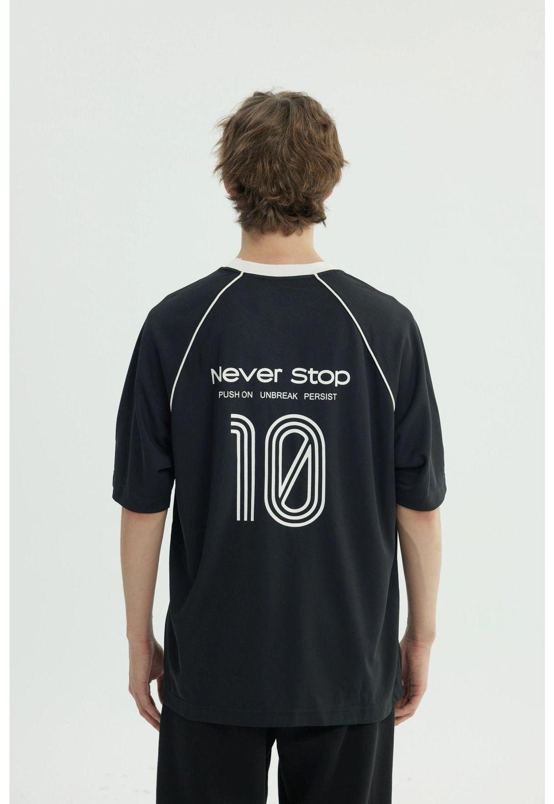 Polera Hombre Oversize Negro - lll-2