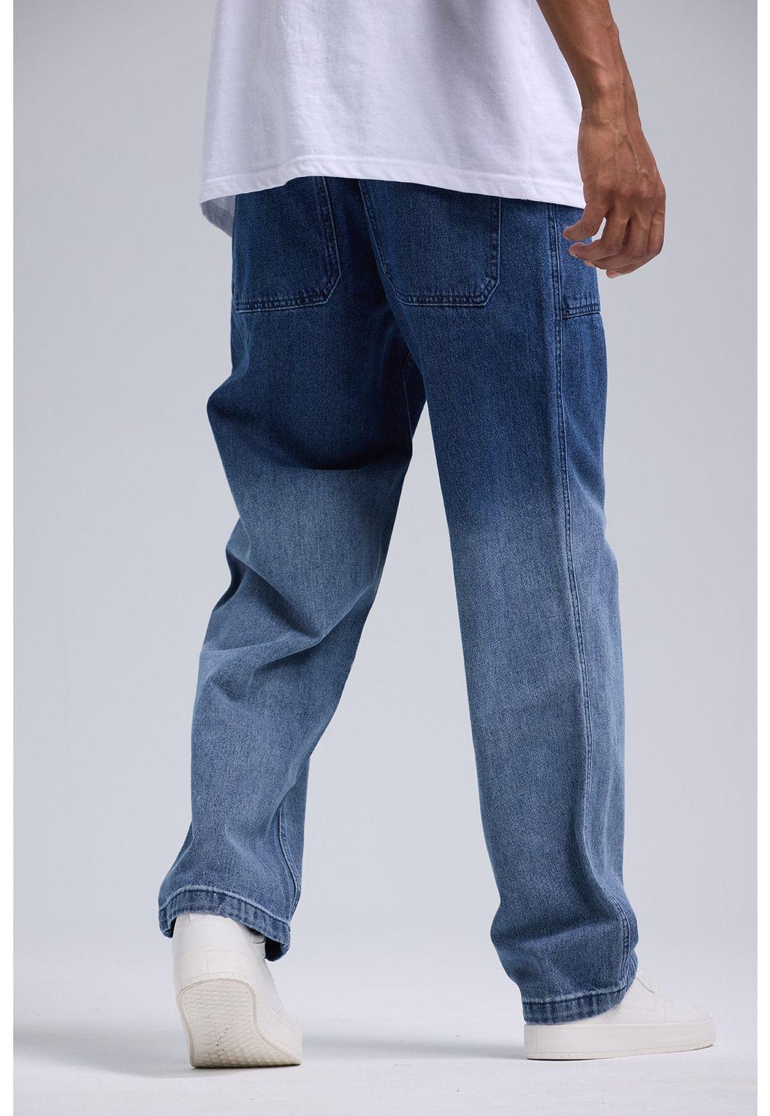 Jeans Hombre Degradé Azul Claro-2