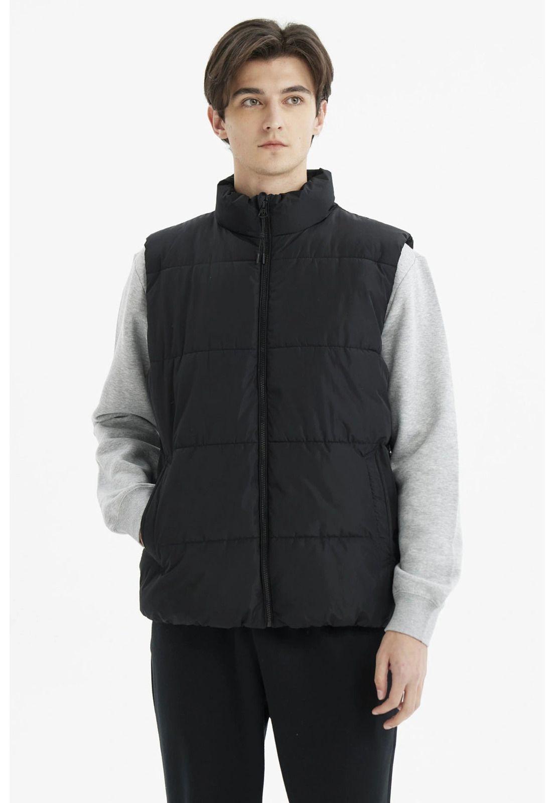 Parka Hombre Puffa Lisa Negro-0