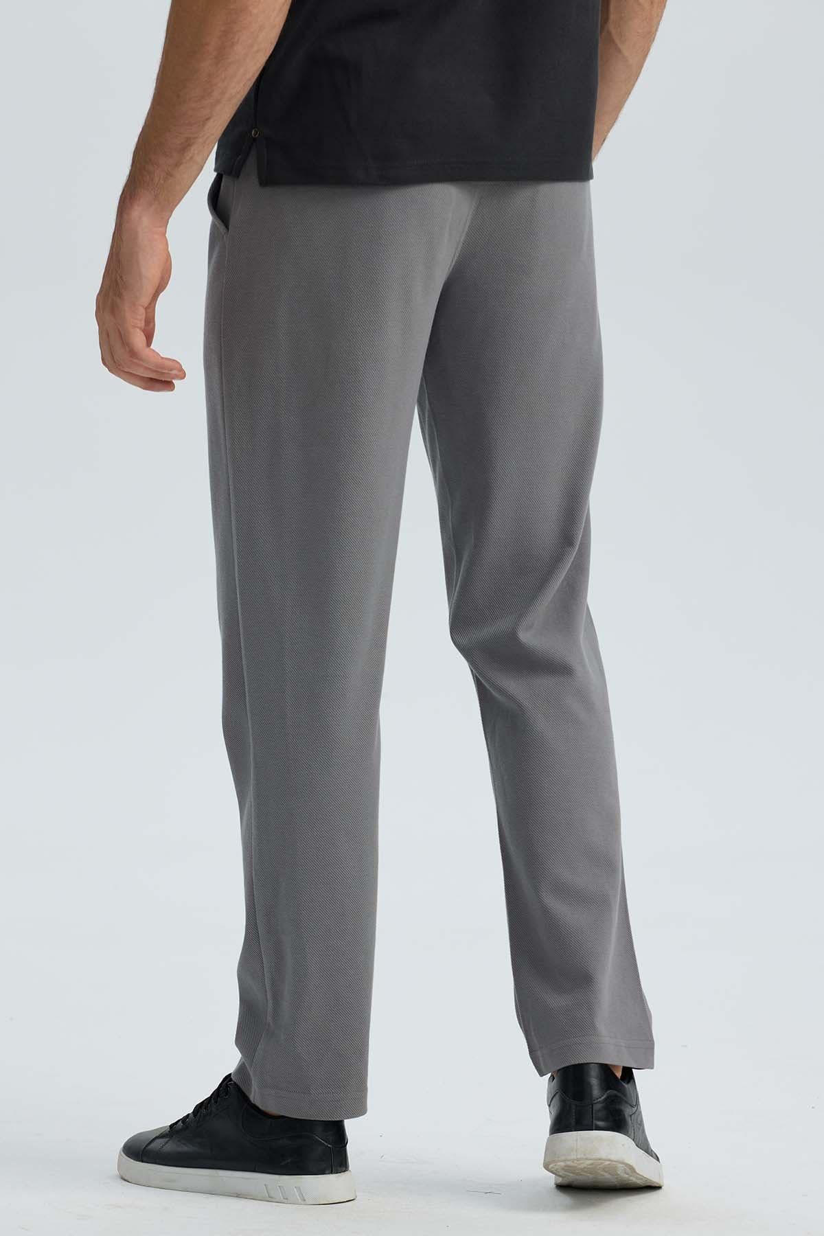 Pantalón Hombre Chino Gris-2