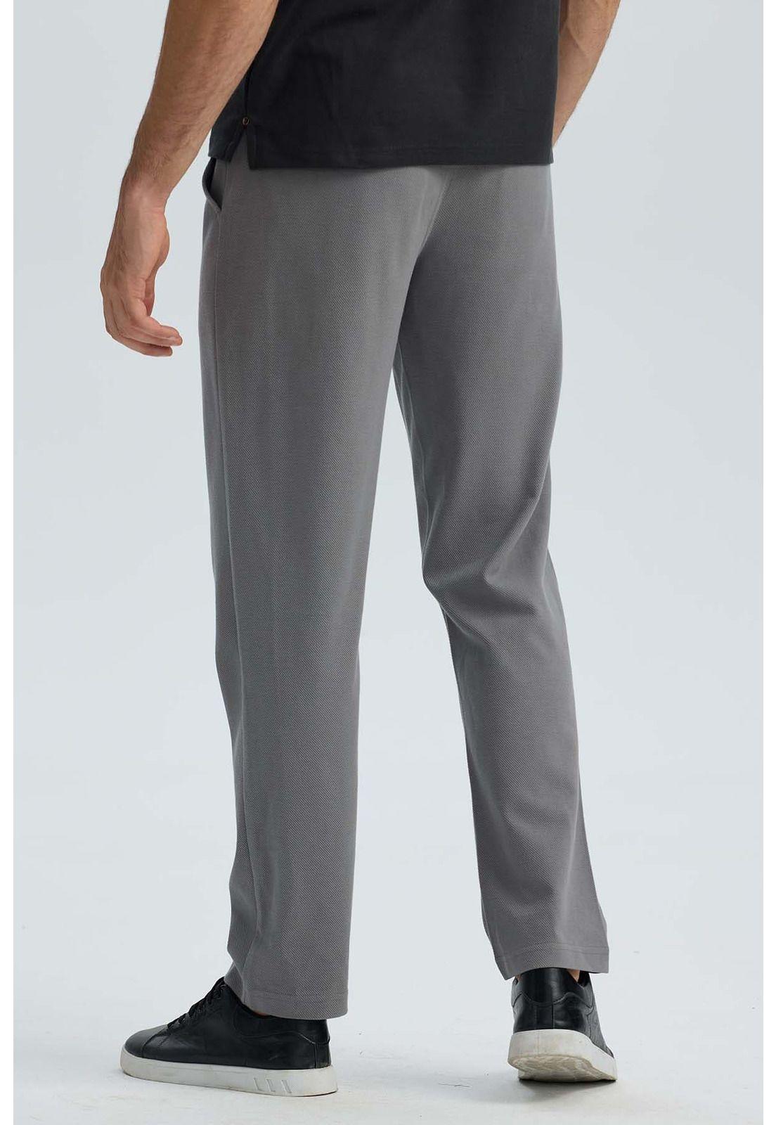 Pantalón Hombre Chino Gris-3