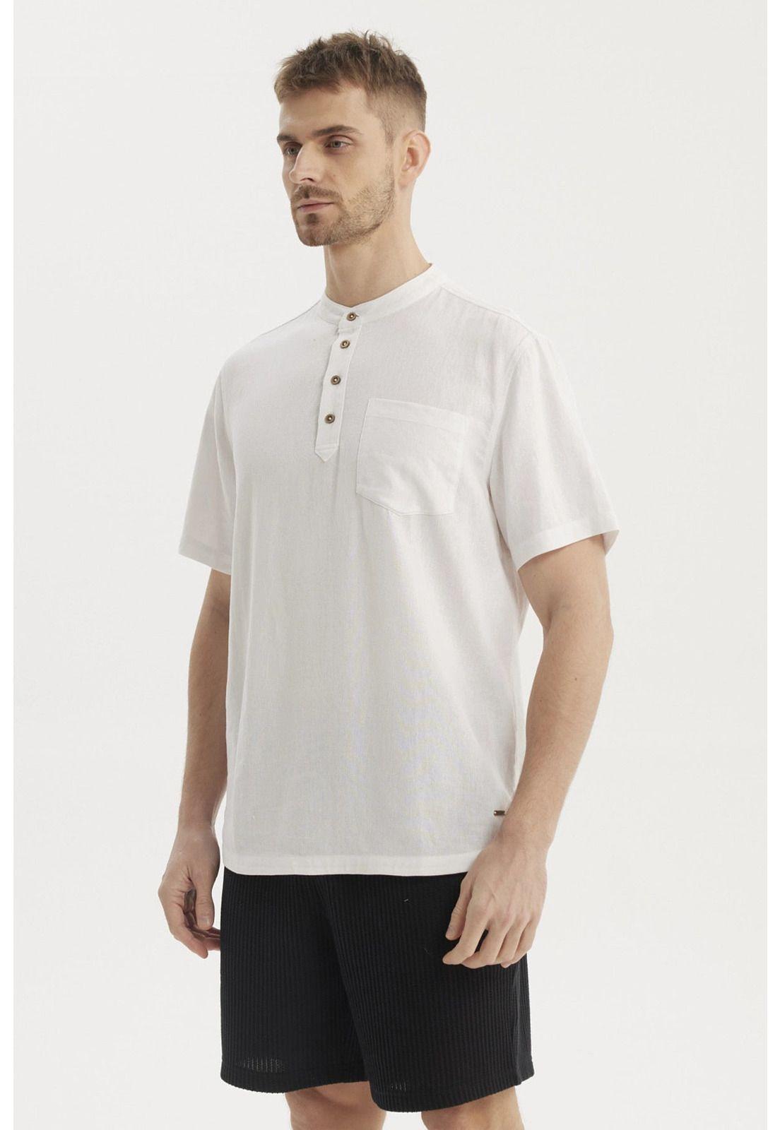 Camisa Hombre Slim Blanco- ll-1