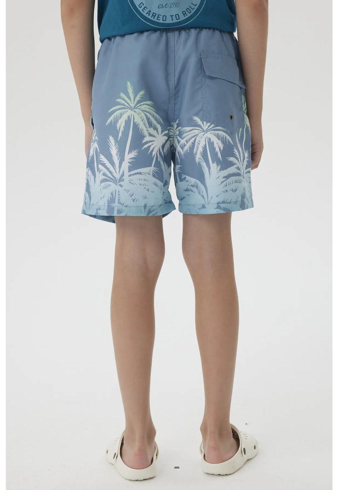 Short de Baño Niño Básico Gris-1