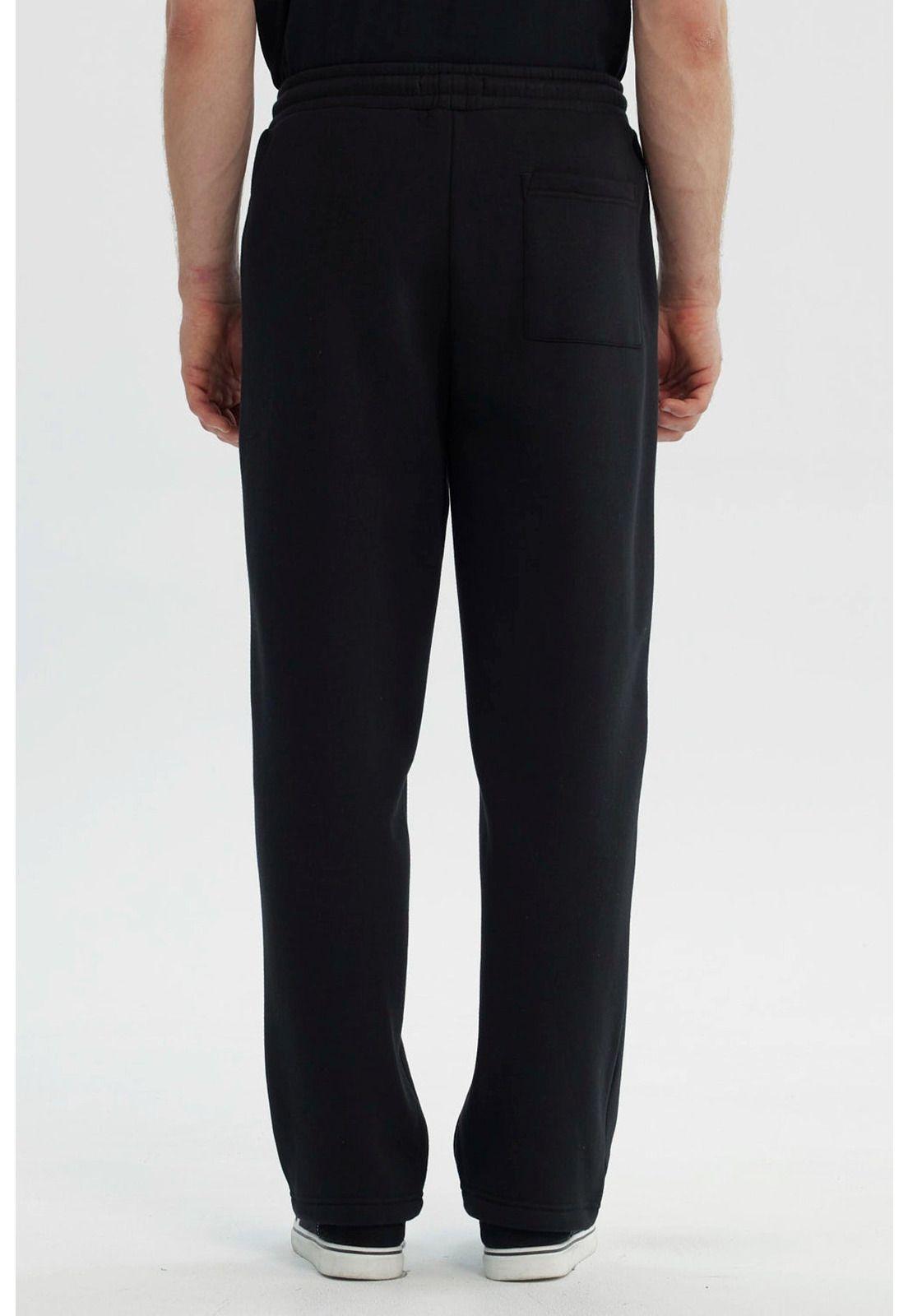Pantalón Hombre Amplio Negro-2
