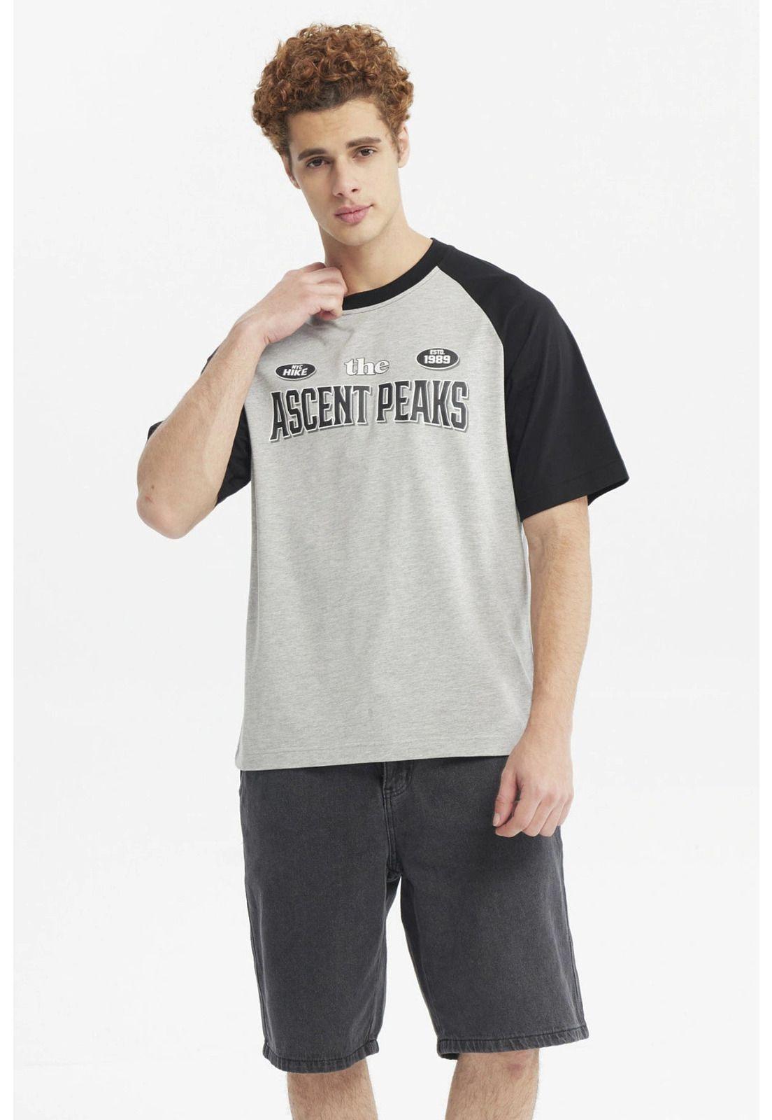 Polera Hombre Slim Gris Melange - ll-0