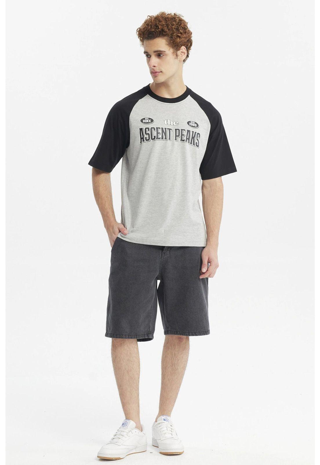 Polera Hombre Slim Gris Melange - ll-3