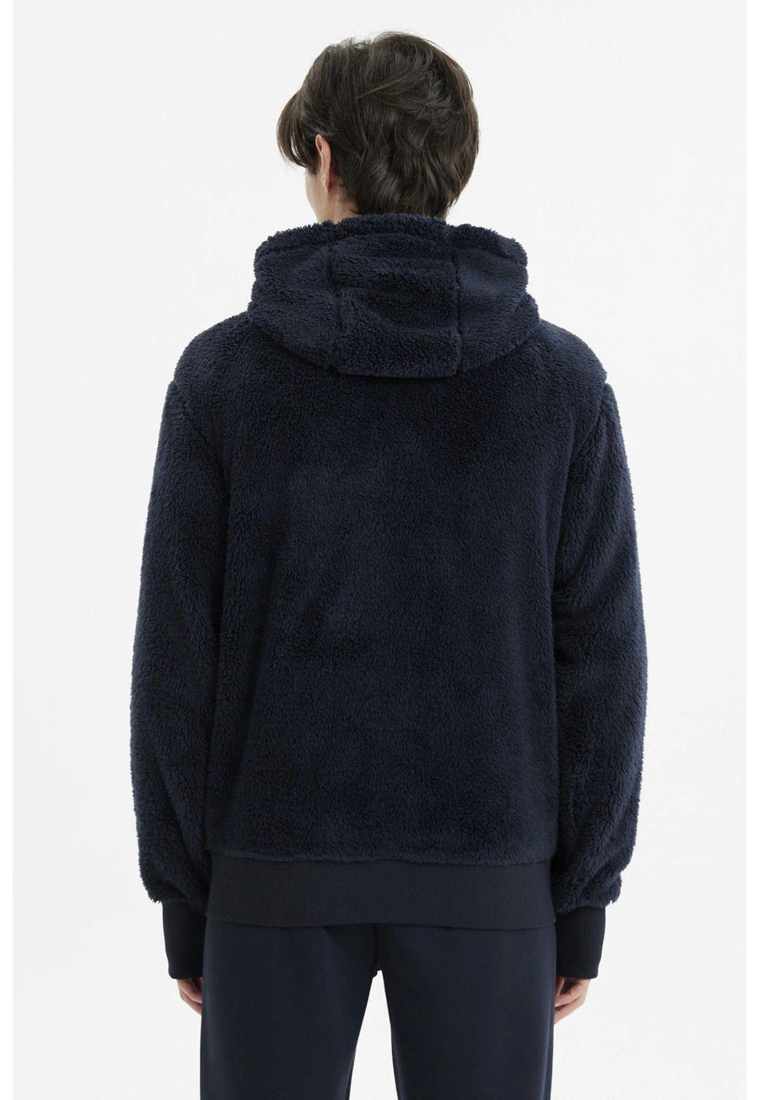 Polar Hombre Peludo Azul Marino-2