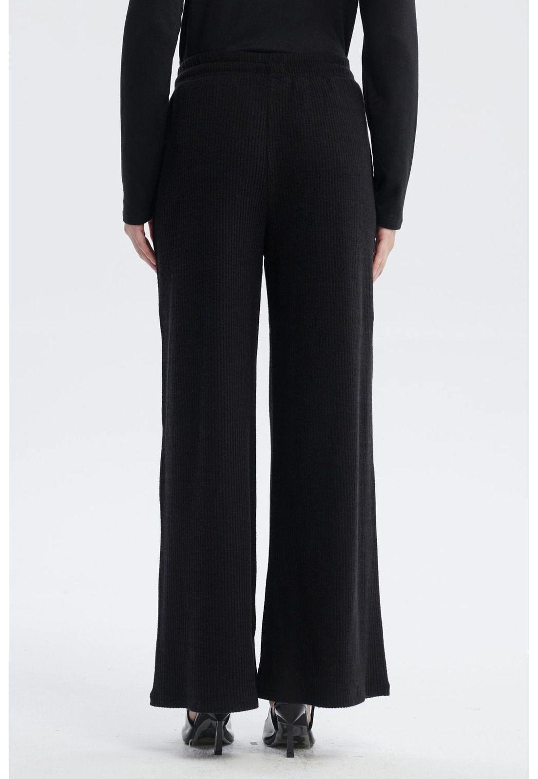 Pantalón Mujer Pretina Con Cordón Negro-2