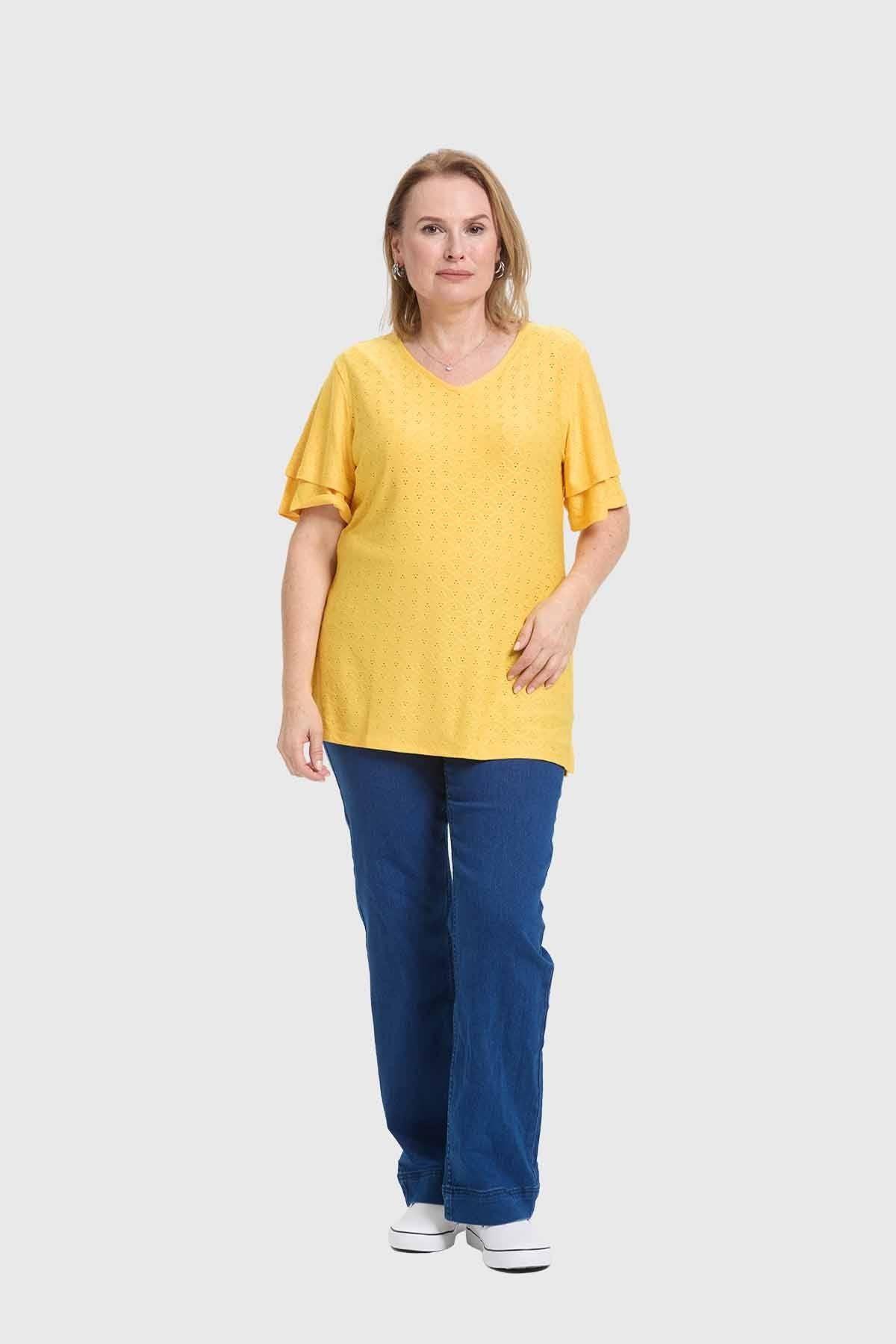 Polera Mujer Amarillo-3