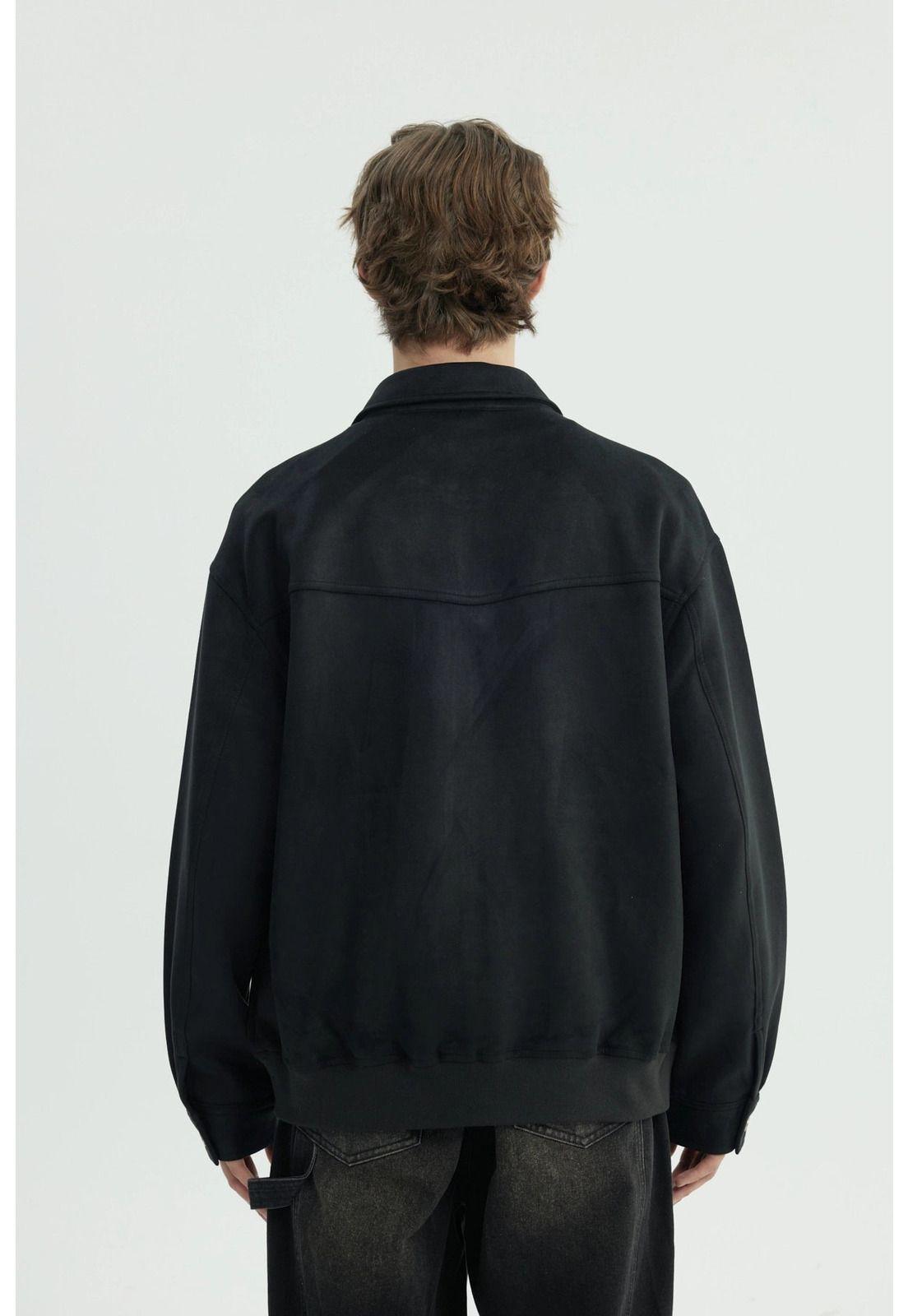 Chaqueta Hombre Oversize Negro - Vll-1