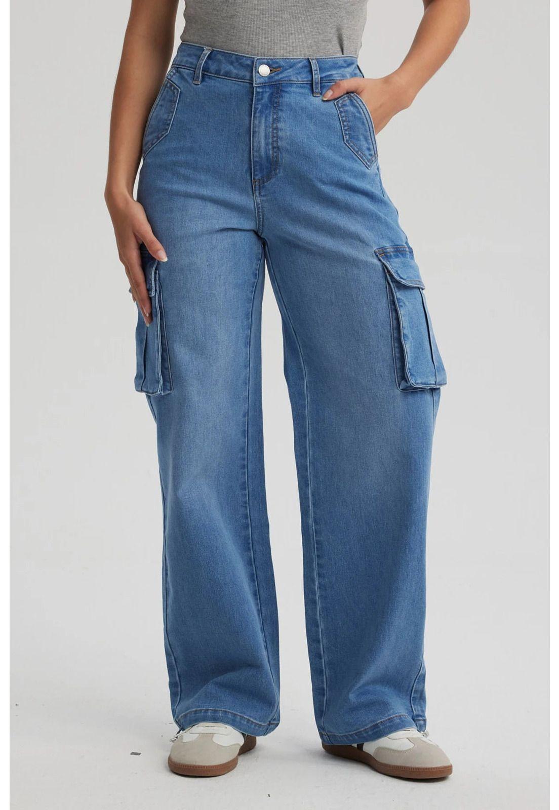Jeans Mujer Parachute Azul-0