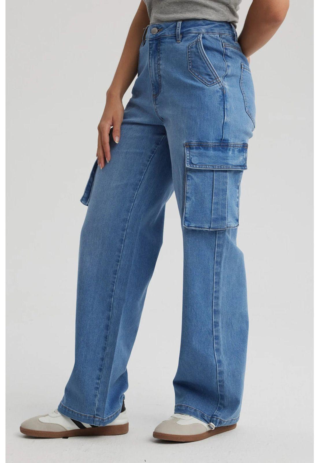 Jeans Mujer Parachute Azul-1