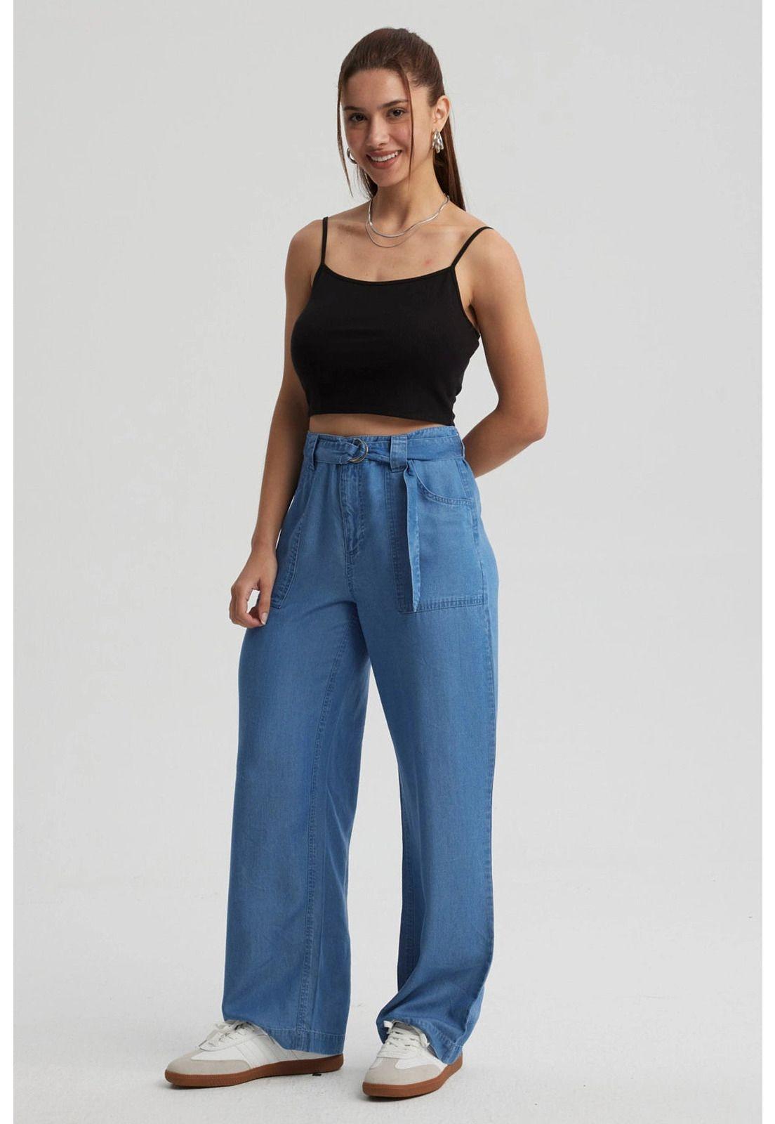 Peto Mujer Crop Rib Negro-3