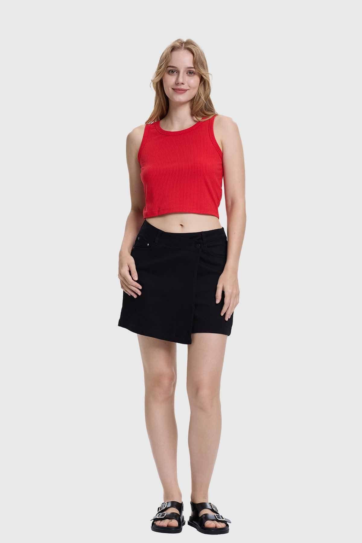 Polera Mujer Sudadera Rojo-3