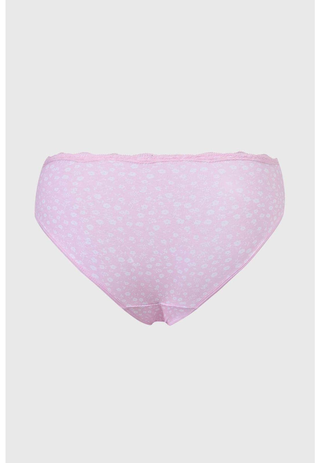 Calzón Niña Pantaleta Teens Detalle Cinta Palo Rosa-1