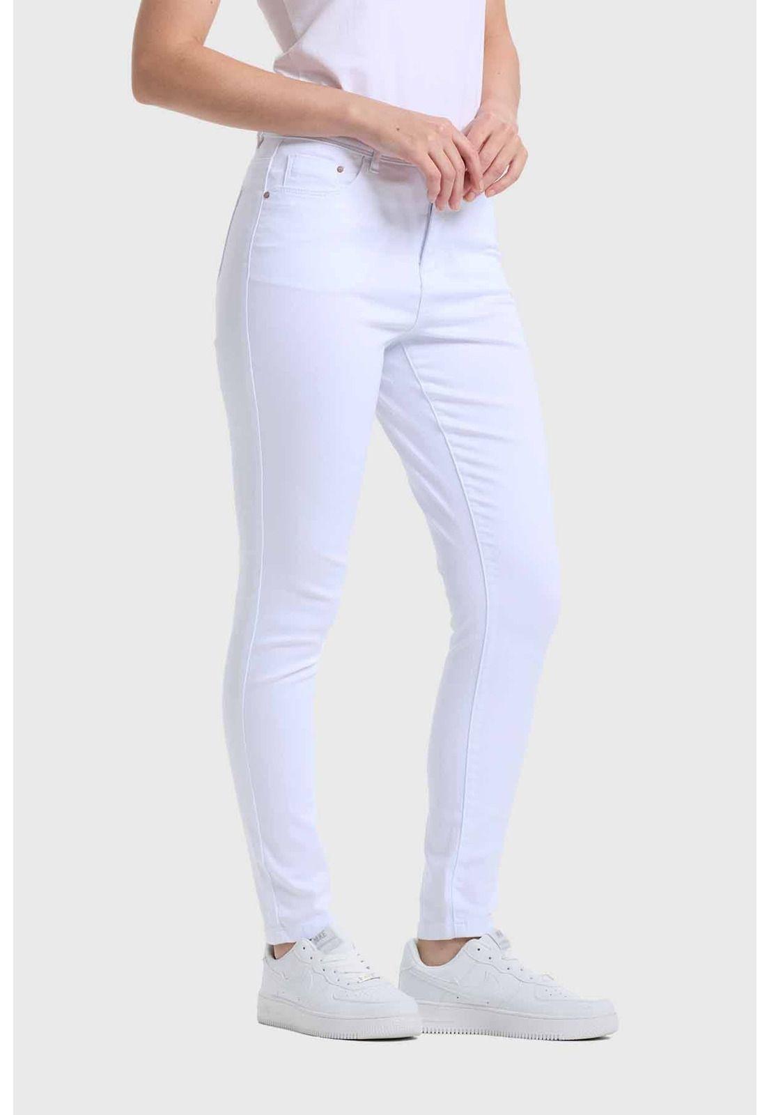 Jeans Mujer Emilia Blanco-2