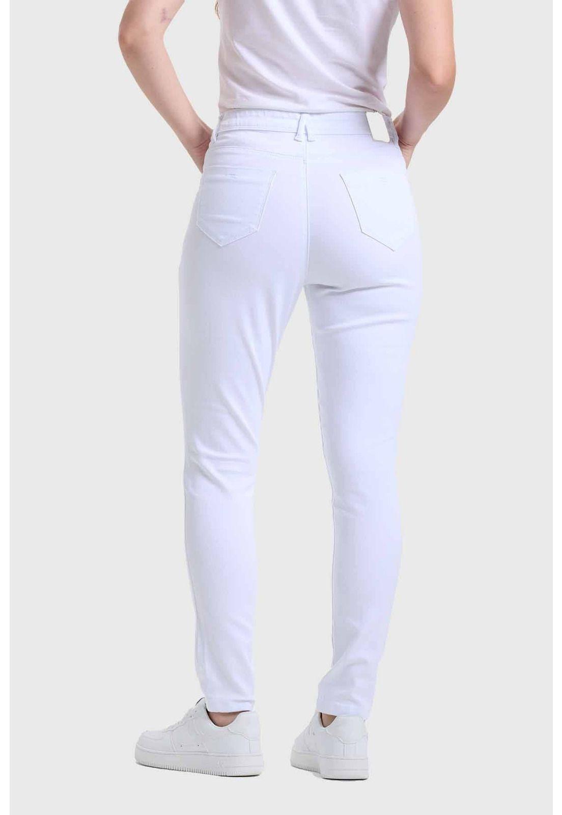 Jeans Mujer Emilia Blanco-3