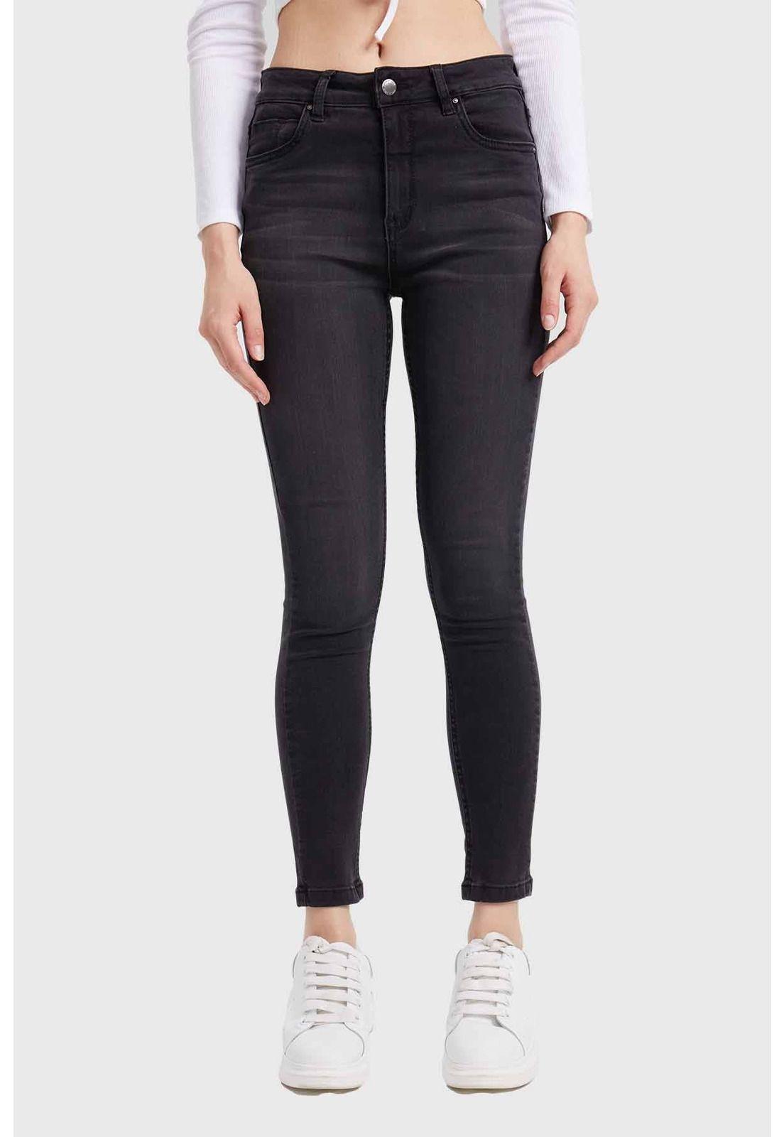 Jeans Mujer Skinny Estela Negro-0