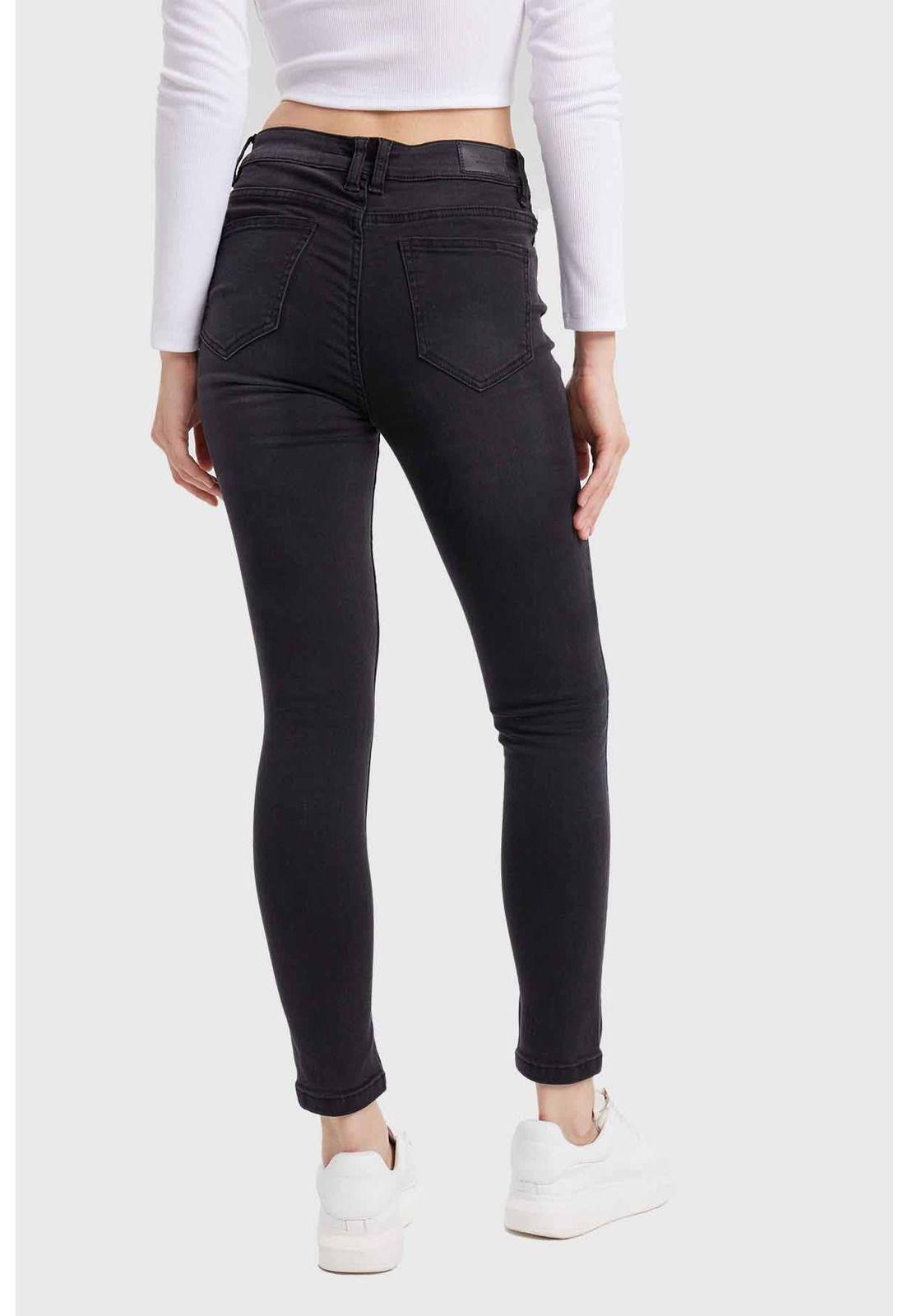 Jeans Mujer Skinny Estela Negro-2
