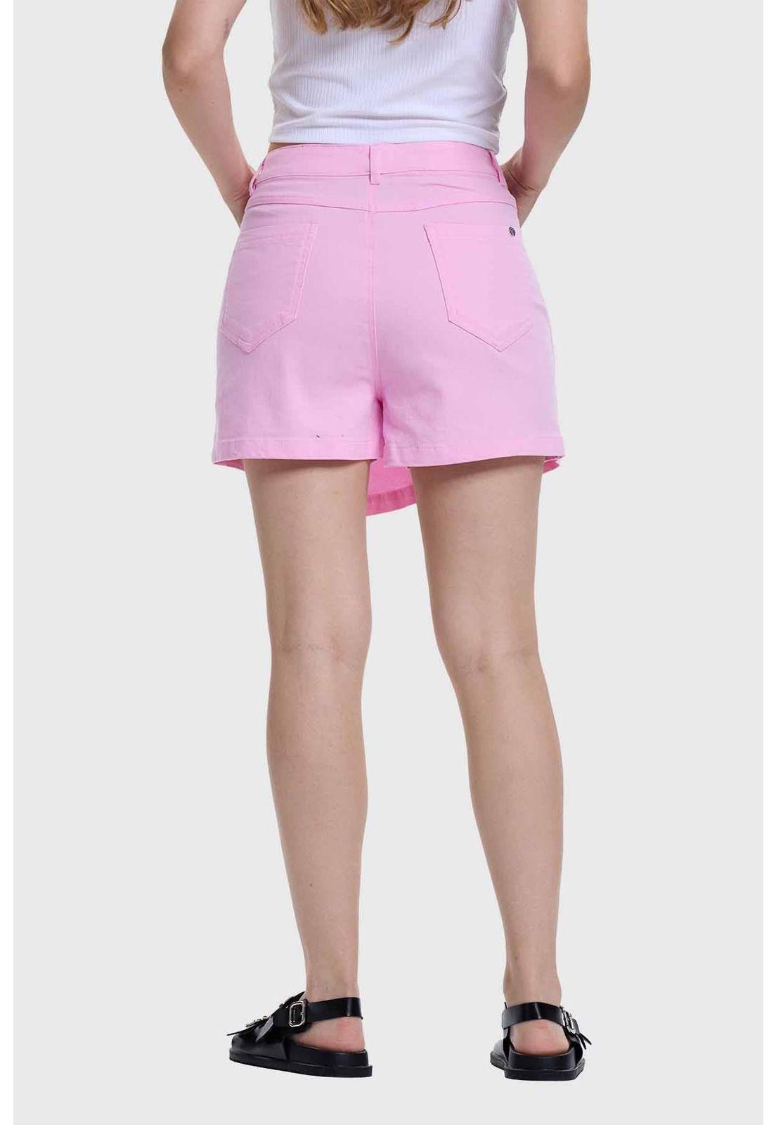 Falda Mujer Short Rosado-2