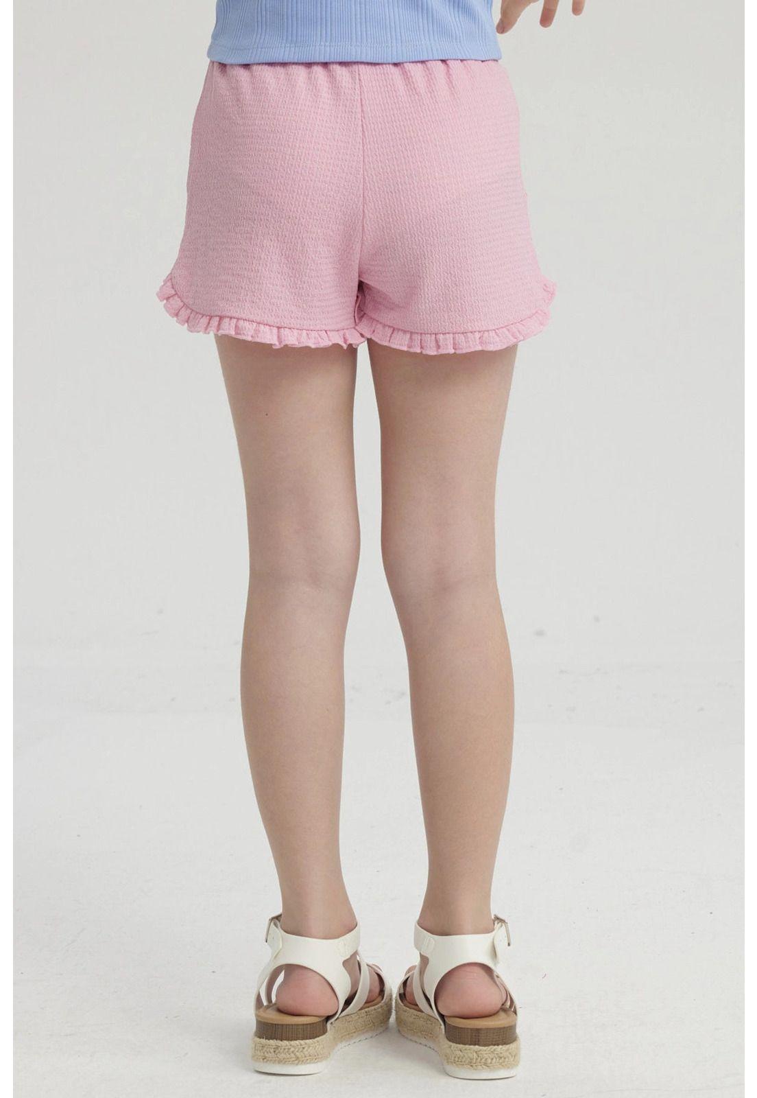 Short Niña Crep Rosado-2