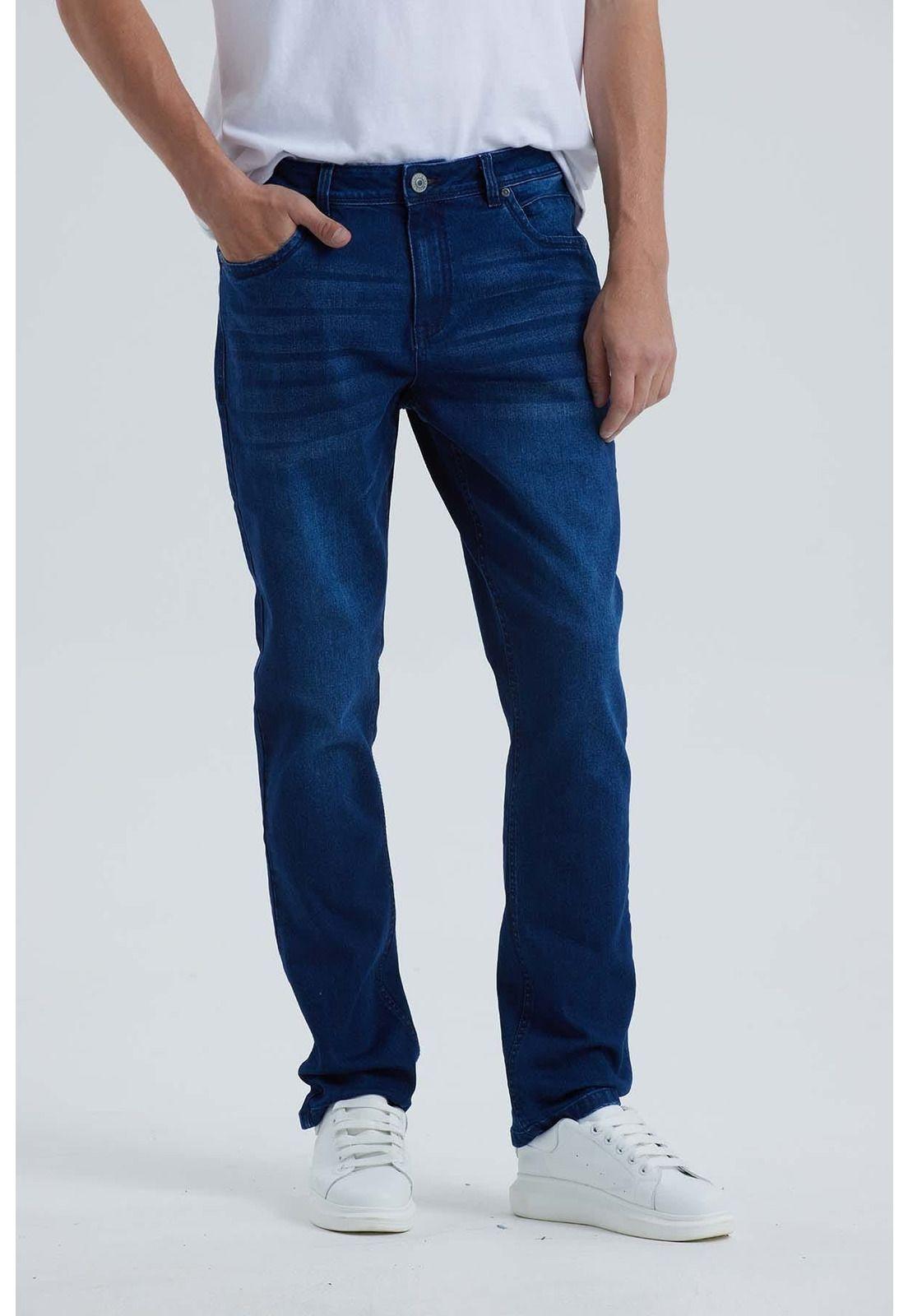 Jeans Hombre Slim Azul - VI-1