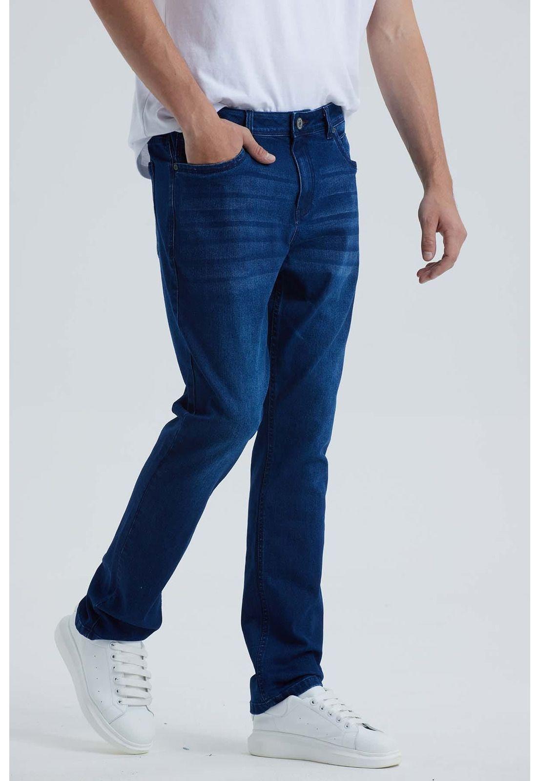 Jeans Hombre Slim Azul - VI-2
