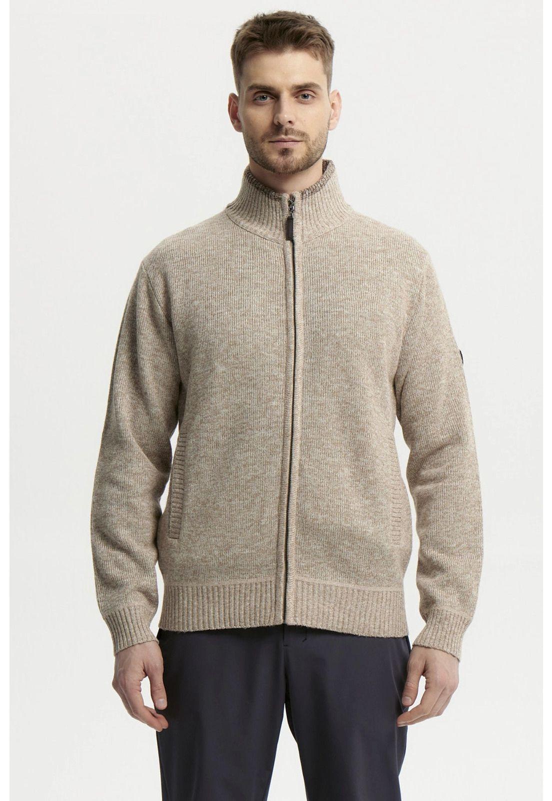 Sweater Hombre Slim Beige-0