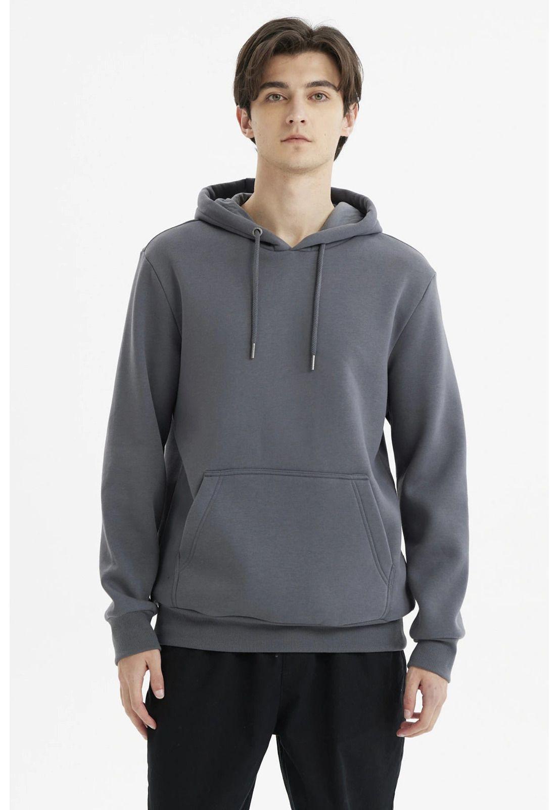Polerón Hombre Hoodie Básico Marengo-0