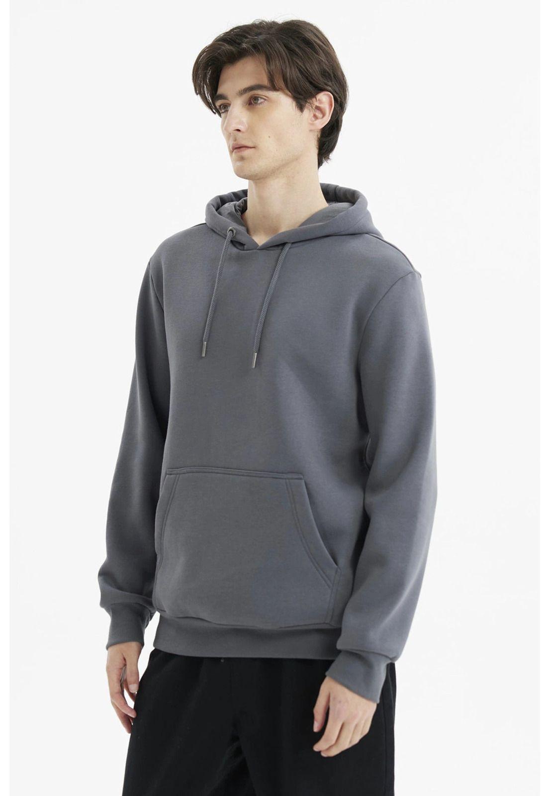 Polerón Hombre Hoodie Básico Marengo-1