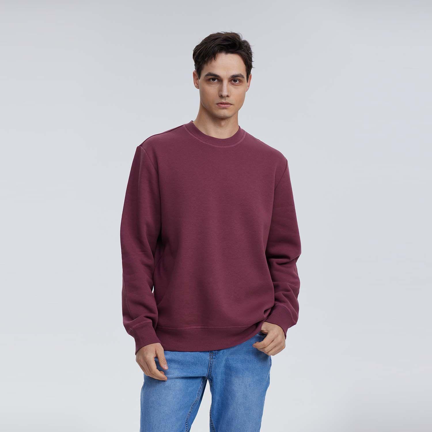 Polerón Hombre Básico Magenta Fashion´s Park-0