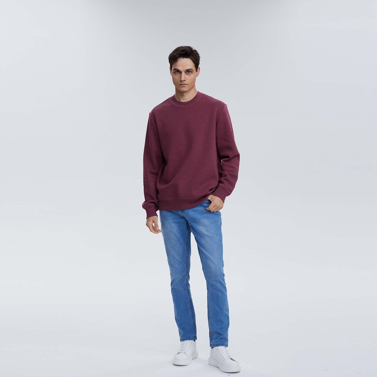 Polerón Hombre Básico Magenta Fashion´s Park-3