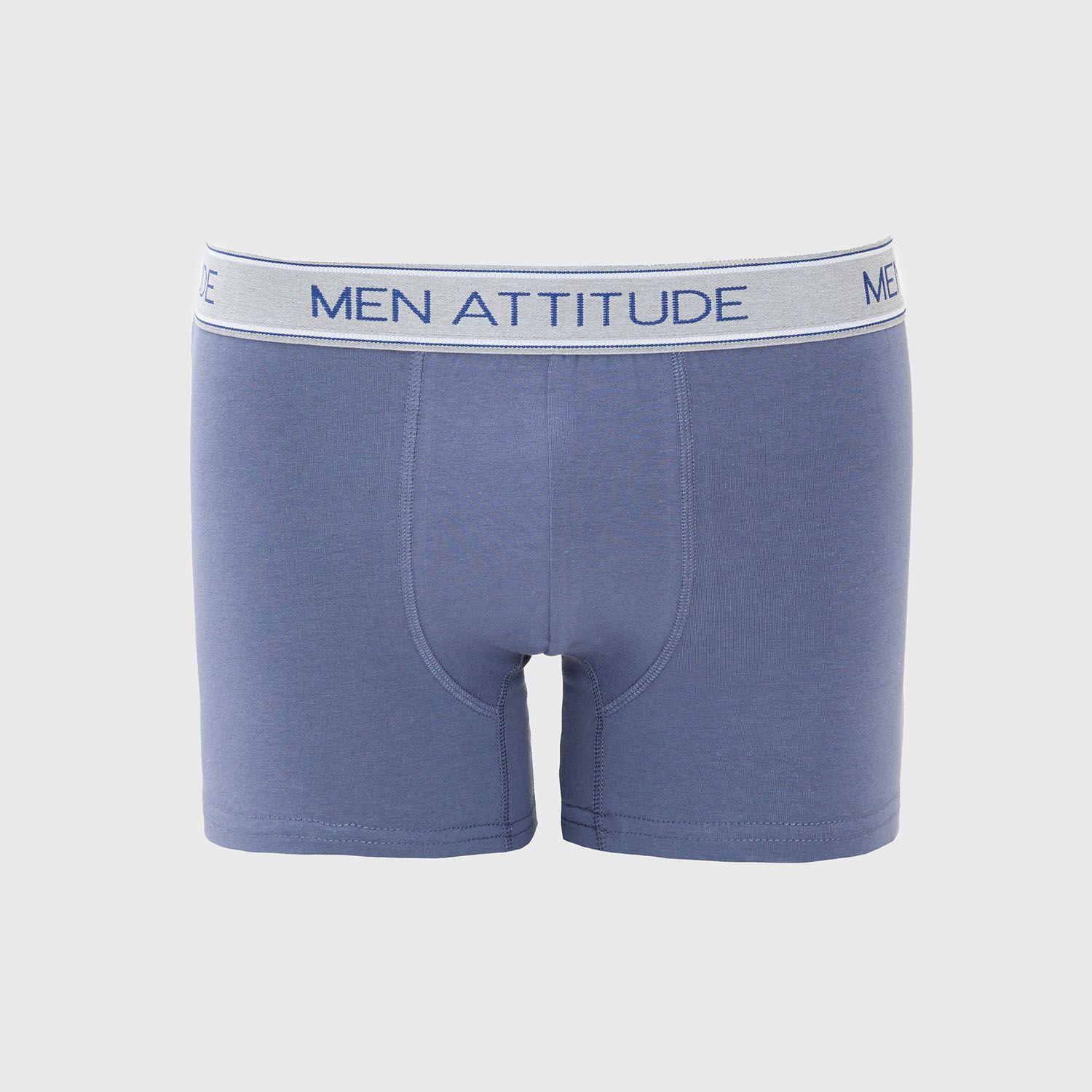 Boxer Hombre Bipack Lisos Azul Marino-2