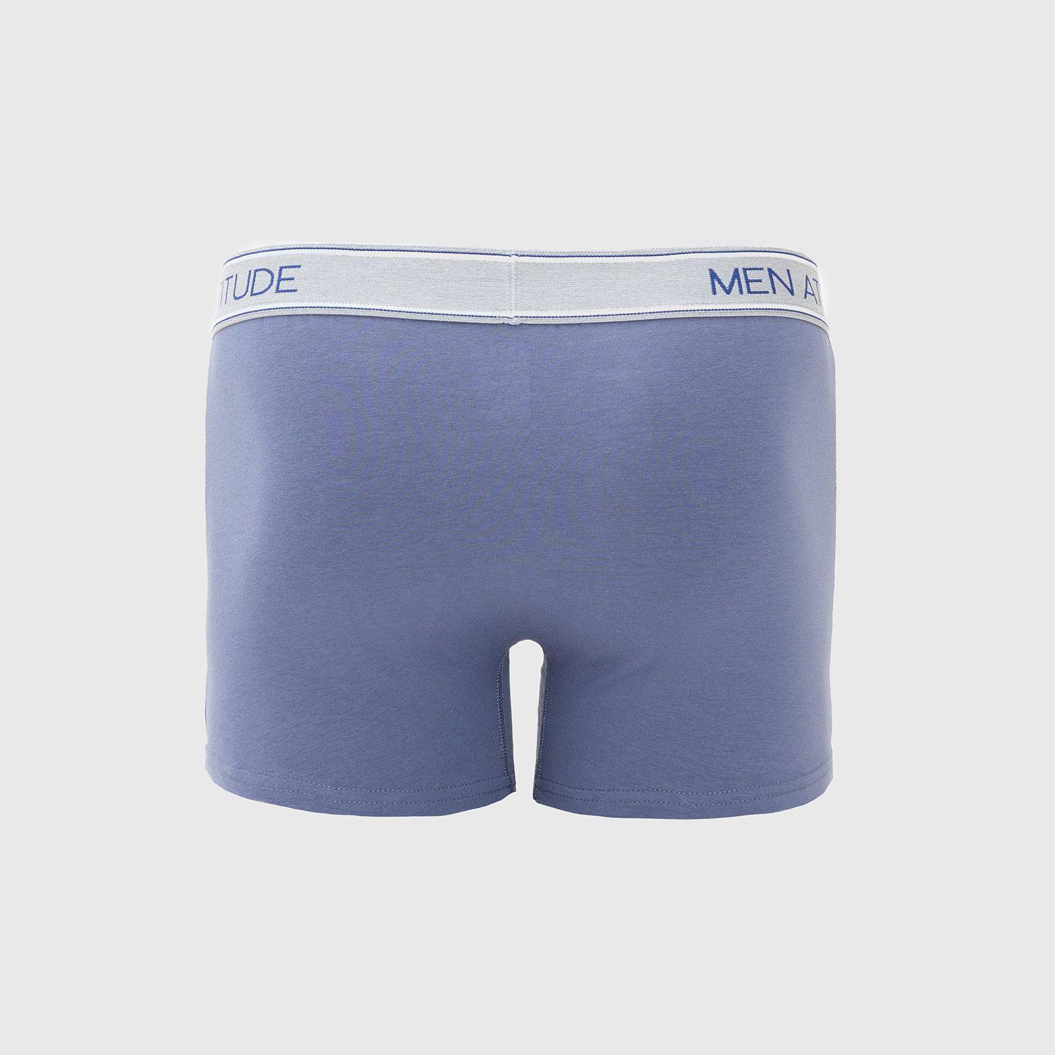 Boxer Hombre Bipack Lisos Azul Marino-3