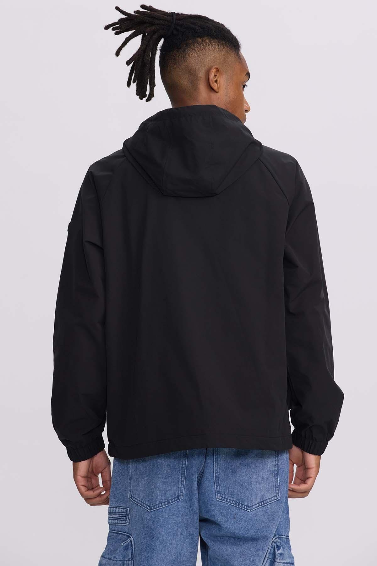 Chaqueta Hombre Cortaviento Negro II-2