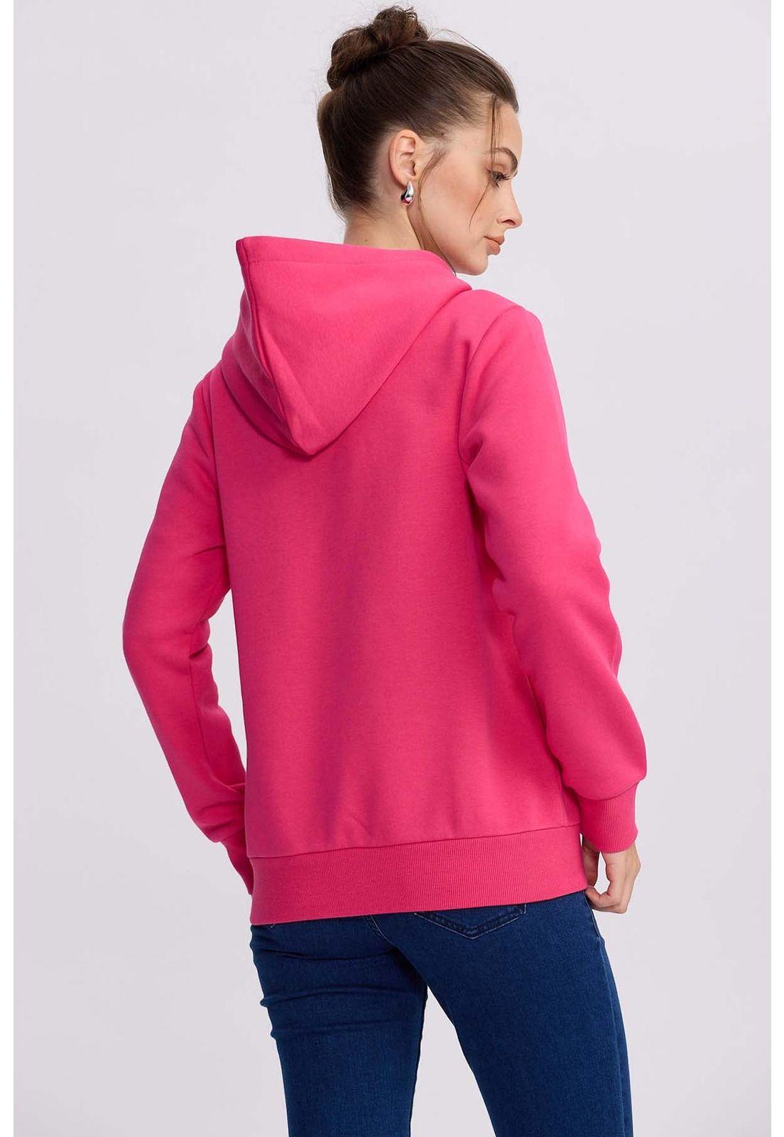 Polerón Mujer Hoodie Fucsia-2