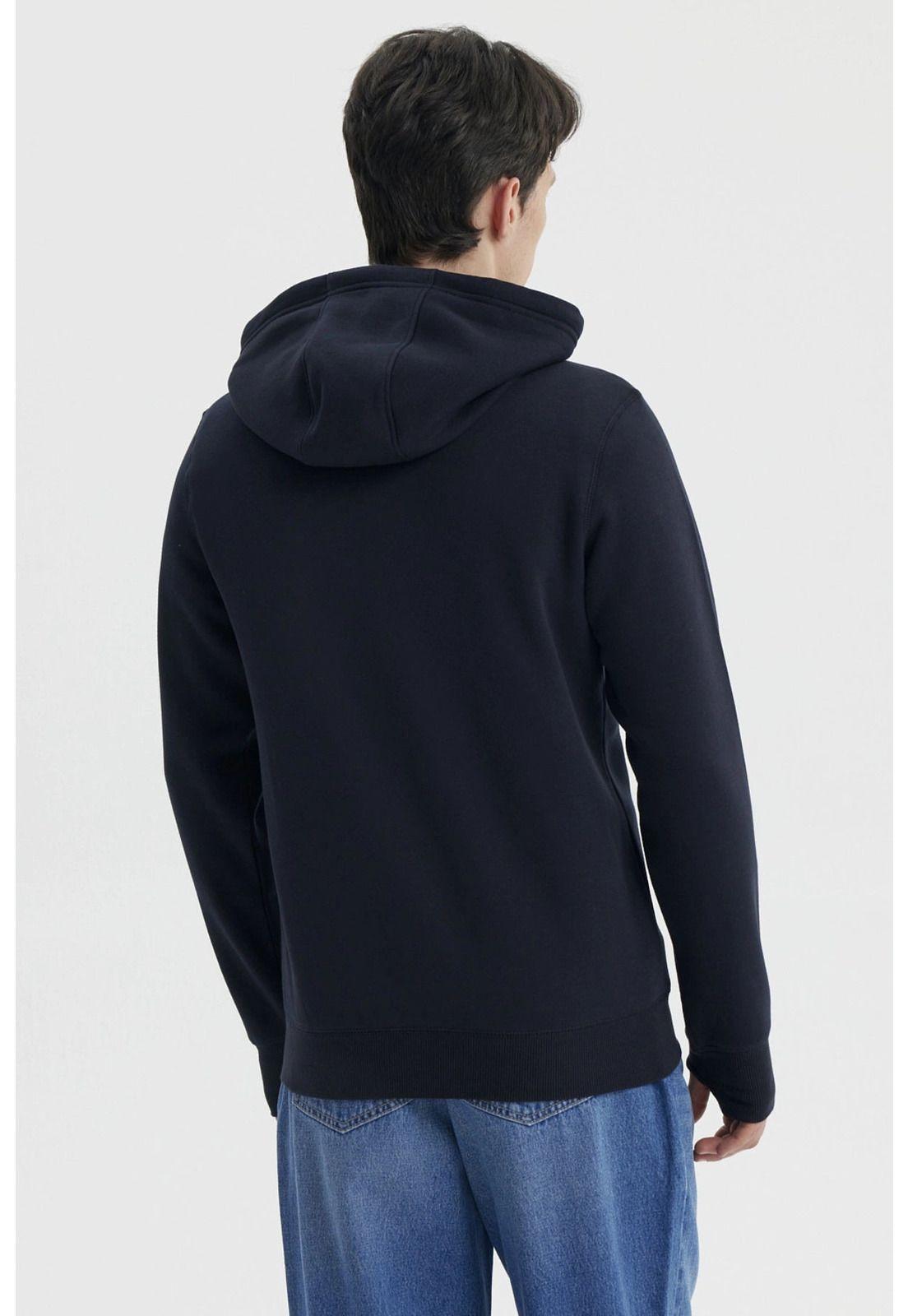 Polerón Hombre Full Zipper Azul Marino- ll-2