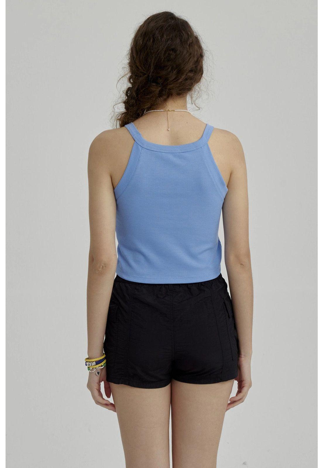 Peto Niña Rib Cuello Halter Azulino-2