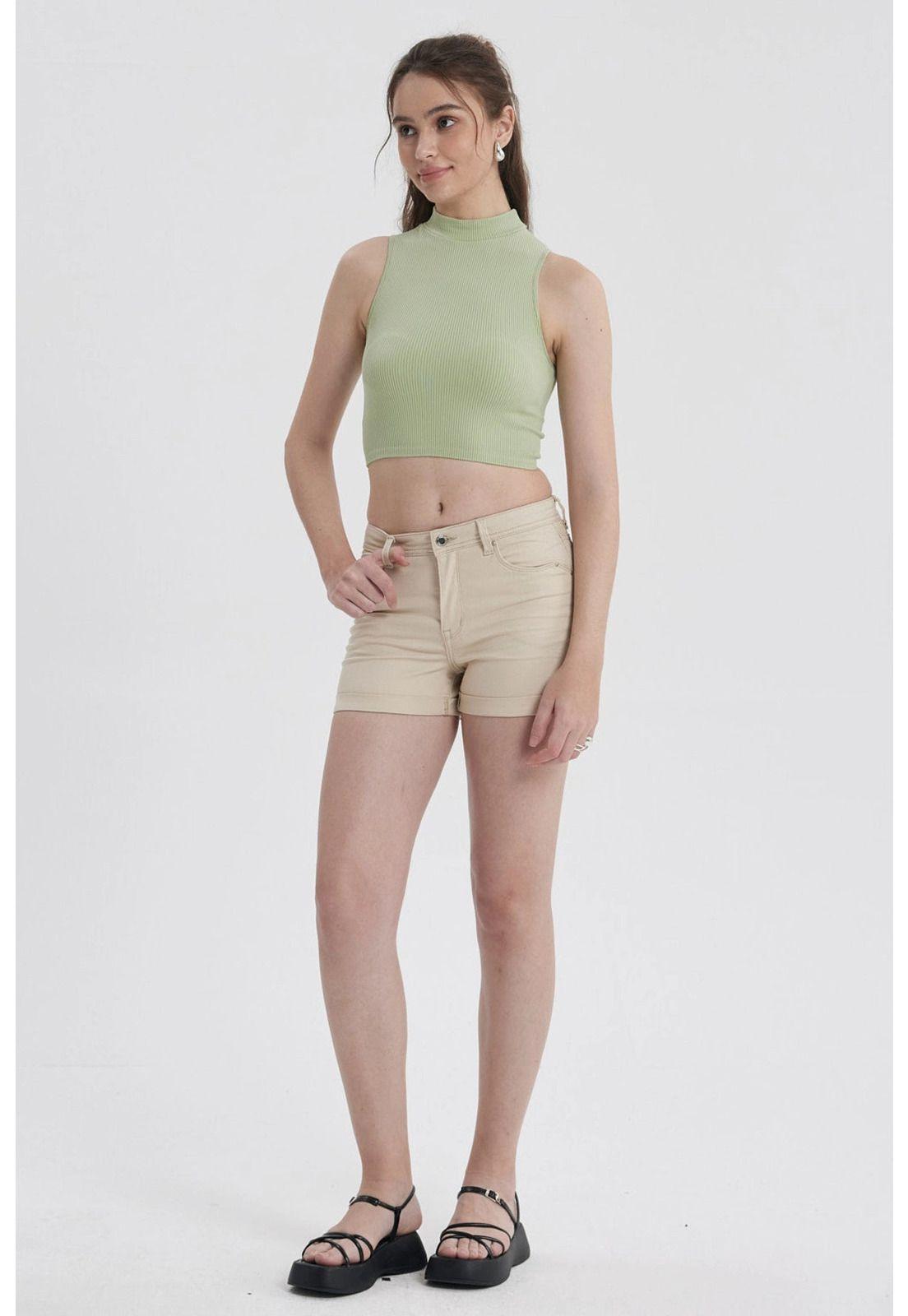 Peto Mujer Sin Costura Verde-3